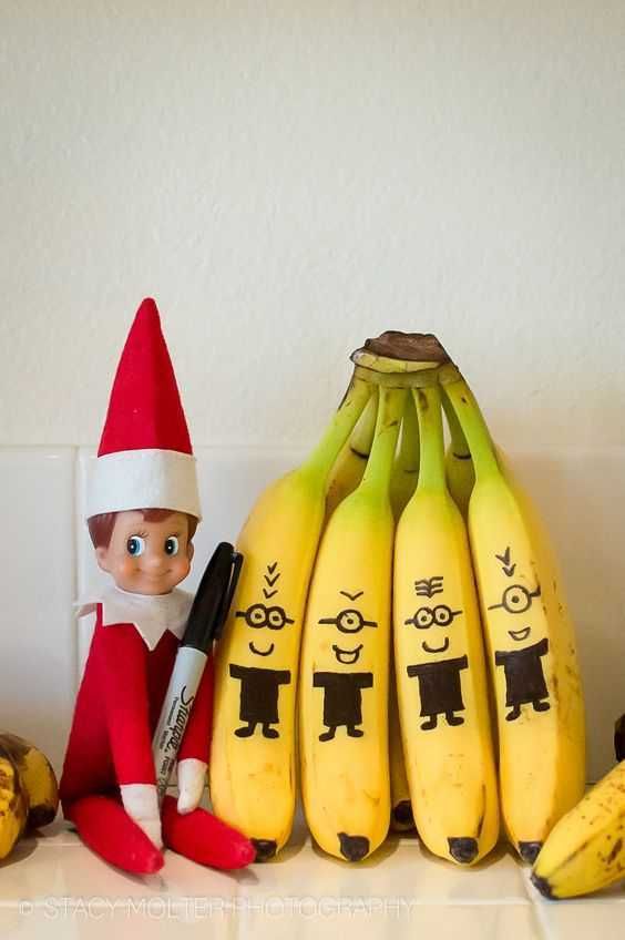 Elf On A Shelf Minion Bananas
