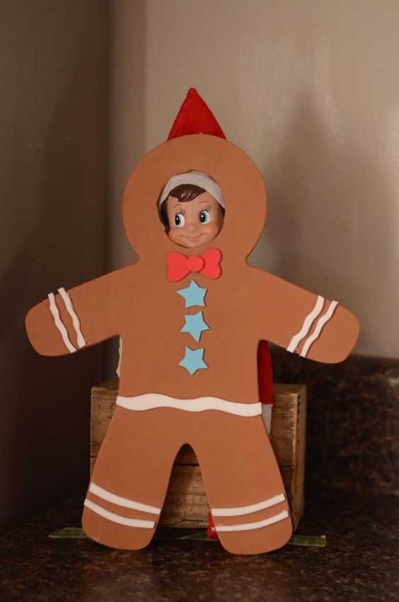 Elf On A Shelf Kitchen Gingerbread Man Elf