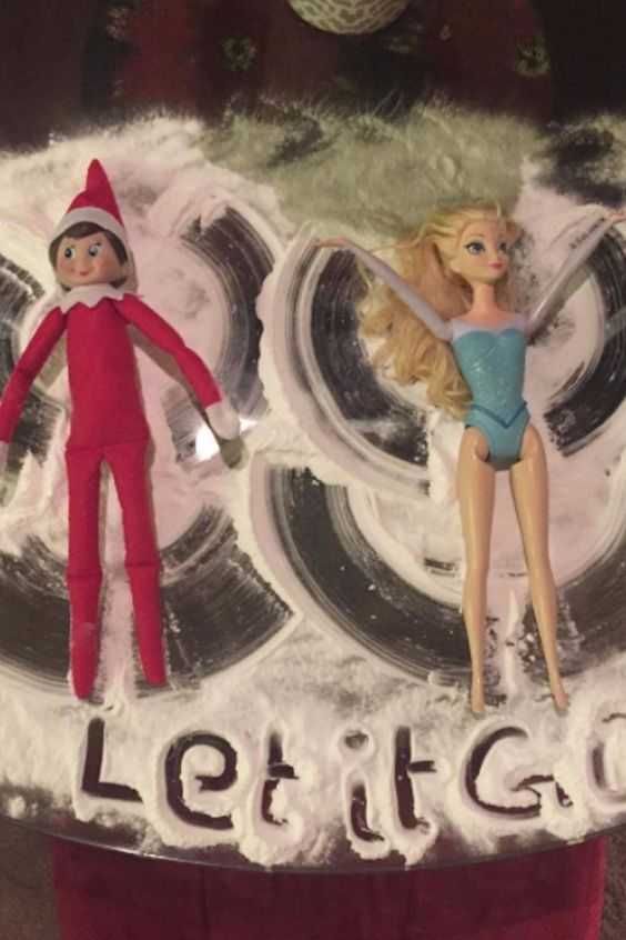 Elf On A Shelf With Elsa