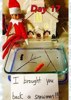 Elf On The Shelf Funny Melted Snowman