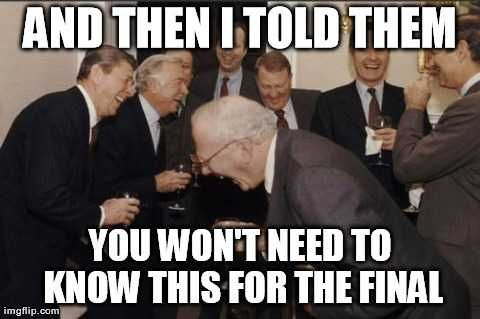 Finals Evil Laugh