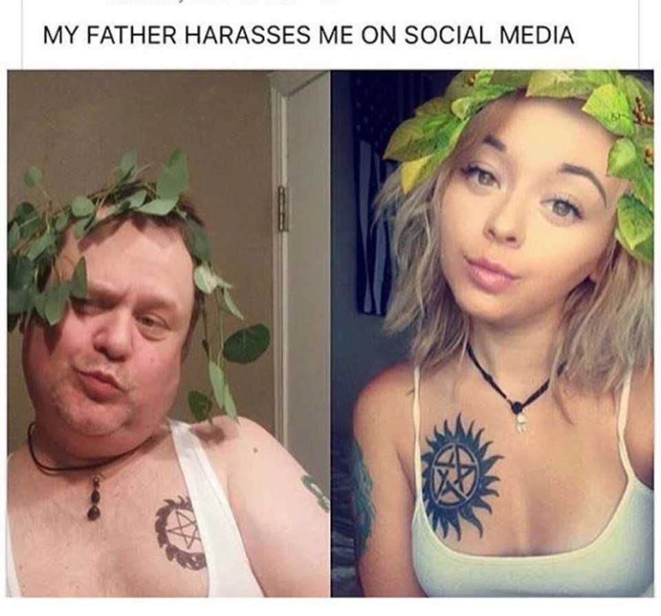Funny Dad Snapchat