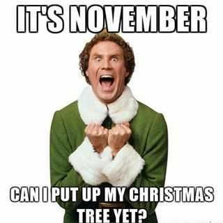 Early Christmas Decorations Meme November Tree