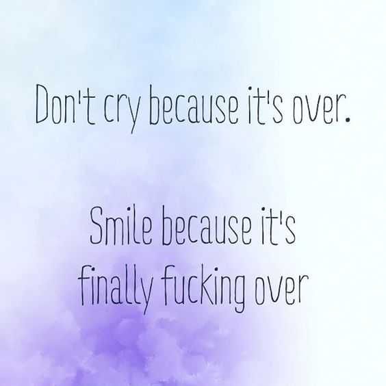 Funny Smile Because Its Over