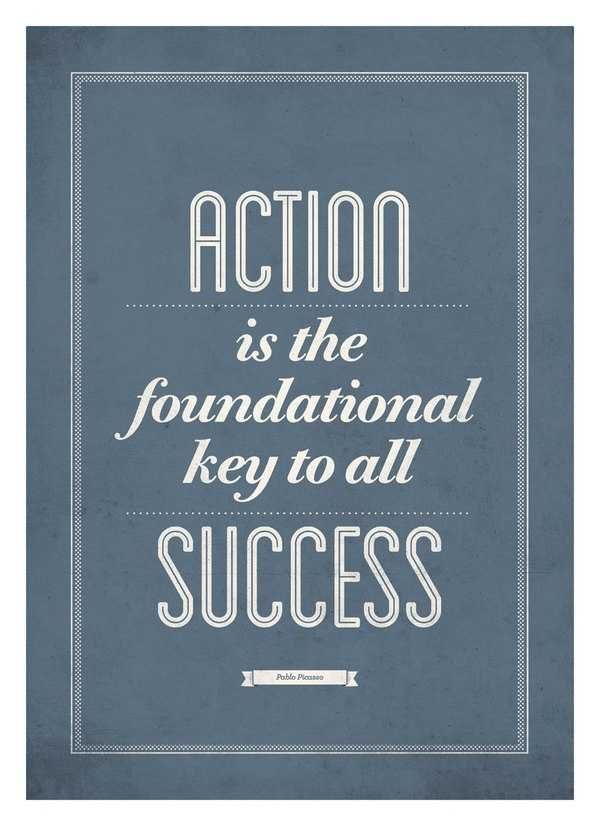 Quote Actionisthekey