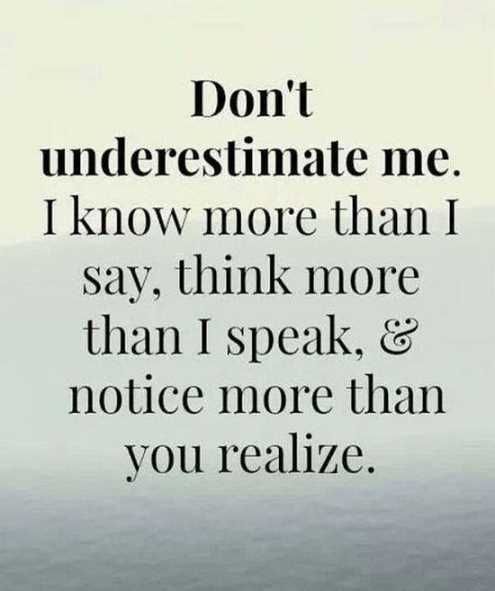 Quote Dont Underestimate Me