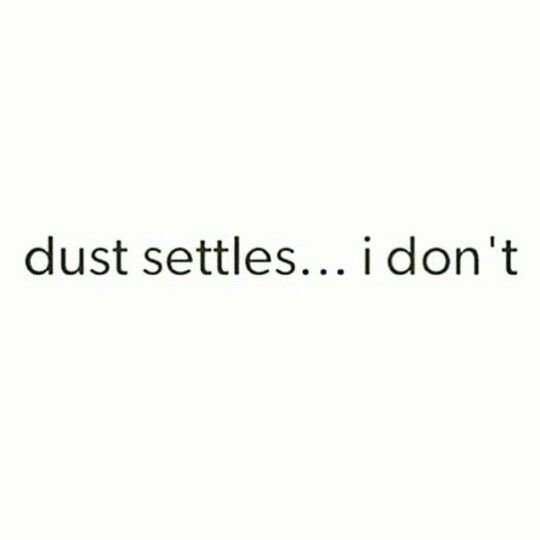 Quote About Settling
