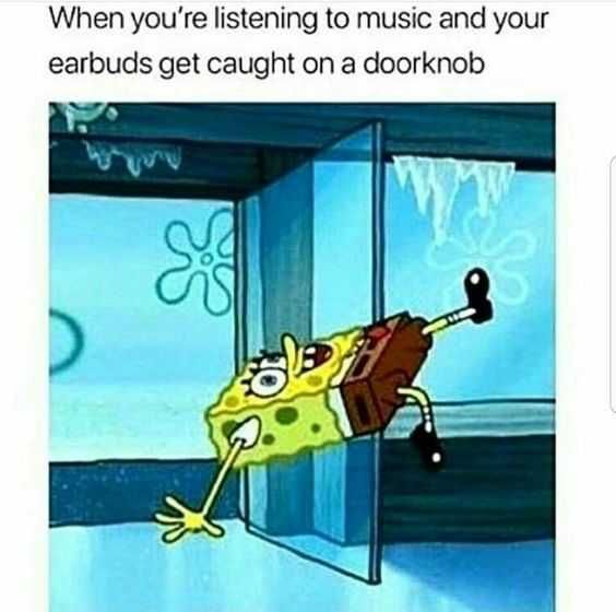 Funny Images Earbuds Wire Danger