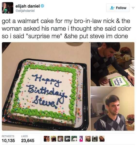 Funny Green Cake