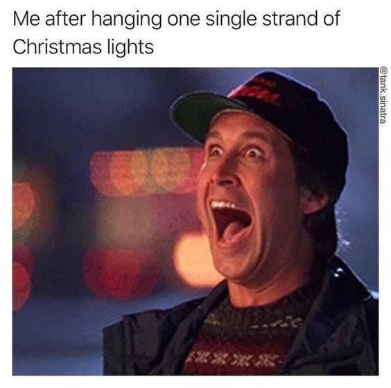 Funny Me Hanging Lights