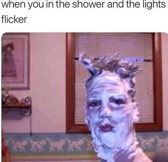 Funny Images Power Failure Hair