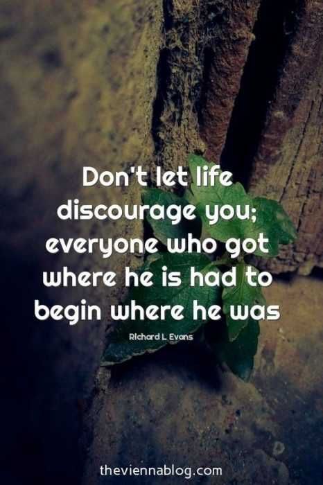 Motivational Quotes Don'T Let Life Discourage You