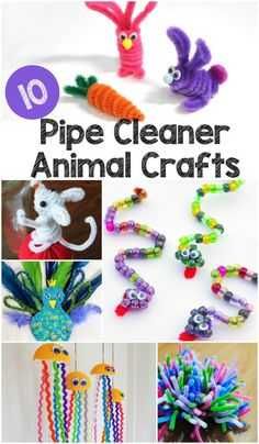 Snow Day Crafts For Preschoolers Pipe Cleaner Animal Crafts