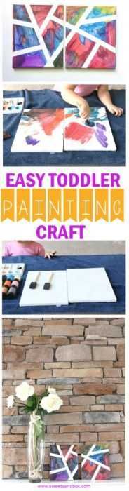 Snow Day Crafts For Toddlers Painting Craft