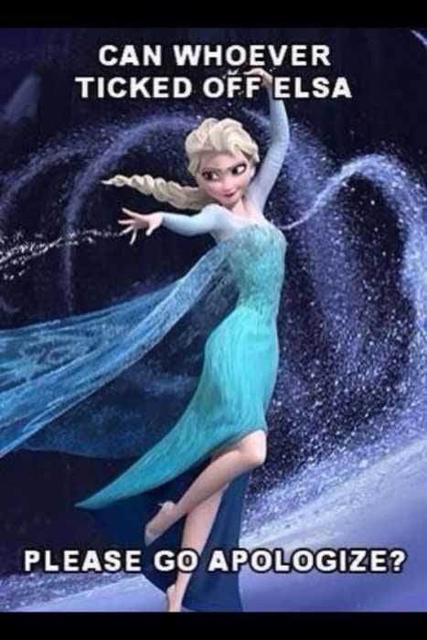 Funny Elsa Mad