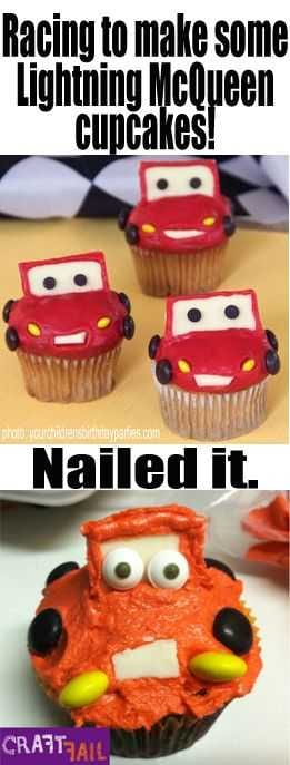 Funny Nailed It Meme Lightning Cupcakes
