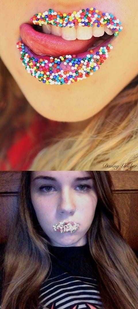 Funny Nailed It Meme Sprinkles Lips Vs Maggot Lips