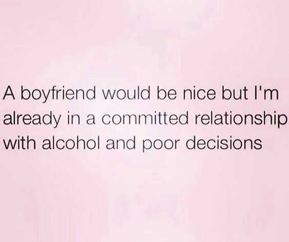 Funny Single Alcohol