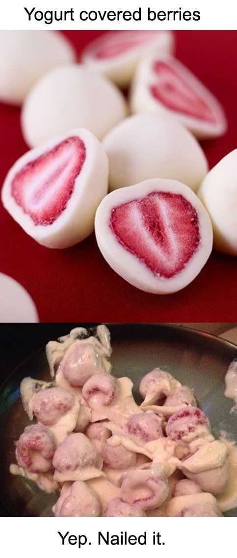 Funny Nailed It Meme Yogurt Berries
