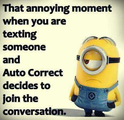 Minion Quotes Funny 2 Autocorrect