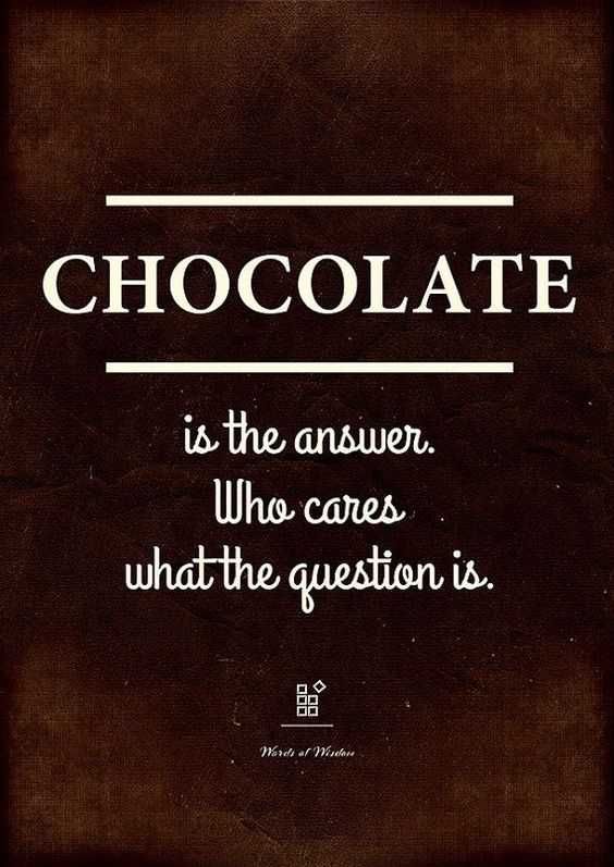 Hilarious Funny Food Quotes Chocolate