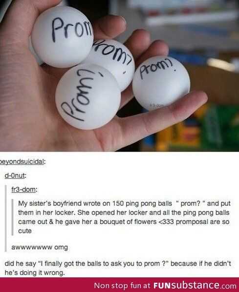 Hilarious Tumblr Posts 6 Balls Prom