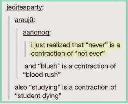 Hilarious Tumblr Posts 1 Student Dying
