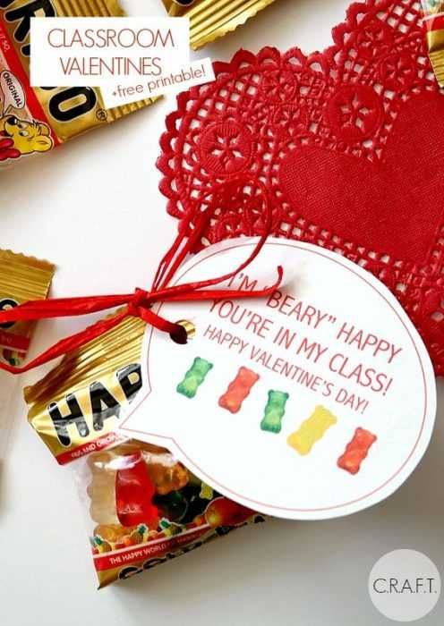 Valentine'S Day Crafts Gummy Bear Packs