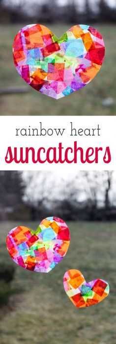 Valentine'S Day Crafts Suncatcher