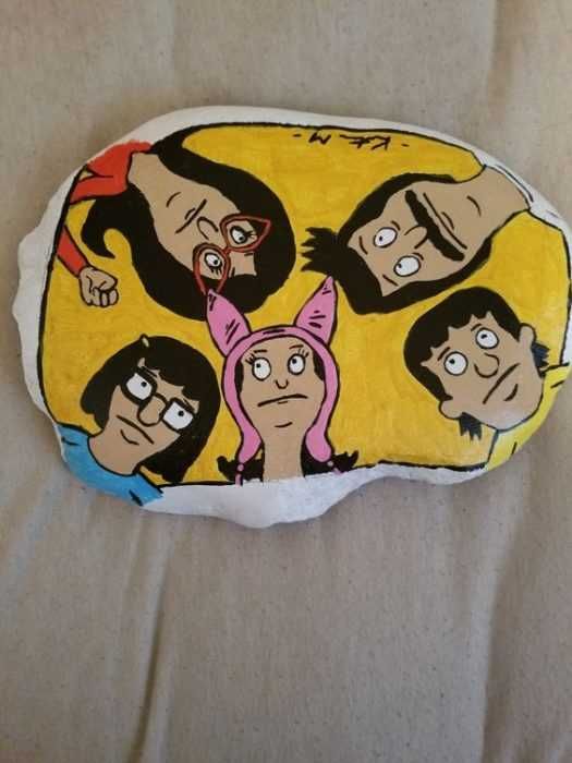 Painted Rock Idea Easy Bobs Burgers