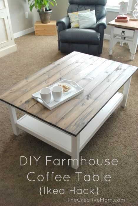 Ikea Hacks  Farmhouse Coffee Table