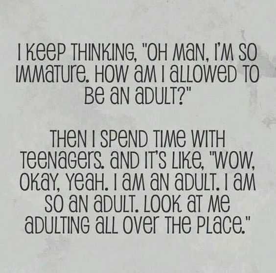 Adulting Memes Immature