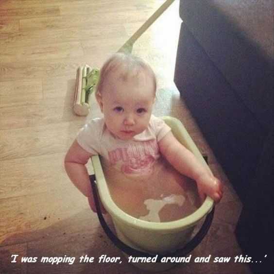 Funny Kid Pictures Bath