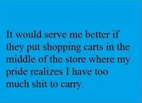 Funny Quotes About Life In General Shopping Cart Placement