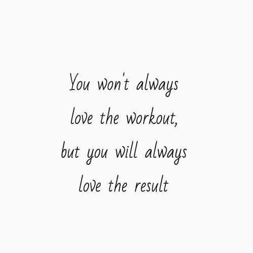 Gym Day Quotes Loving Results