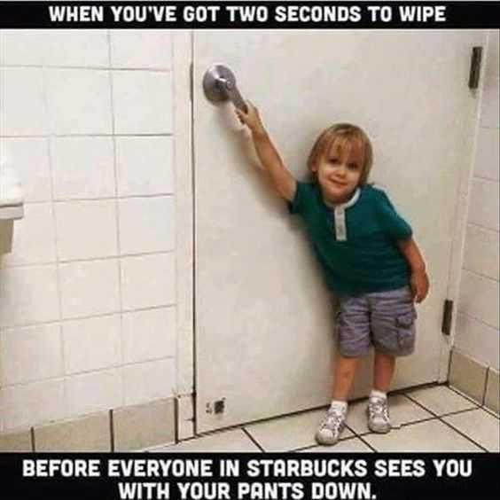 Silly Kid Pics Starbucks Kid