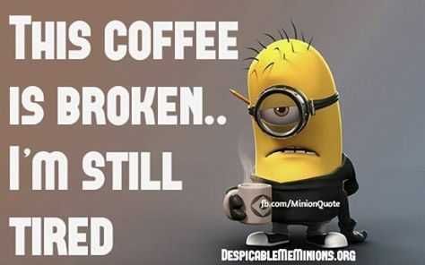 Funny Minions Memes Clean Coffee Broken