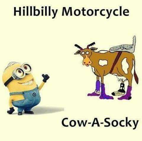 Funny Minions Memes Clean Hillbilly Motorcycle