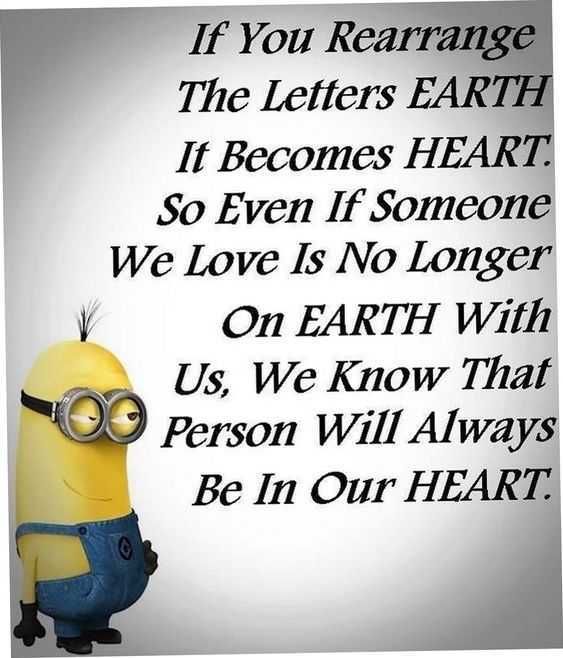 Minion Quotes And Memes Heart Earth