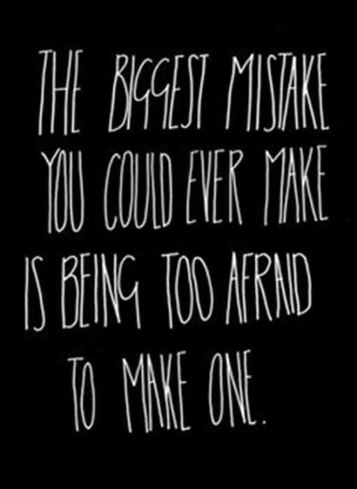 Inspirational Life Quotes Being Afraid