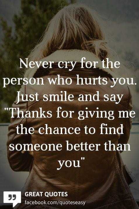 Inspirational Life Quotes Never Cry