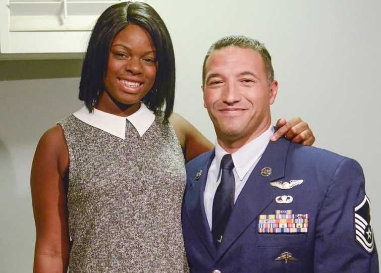 20 Master Sergeant Mike Maroney And Lashay Brown