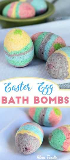 Easy Diy Easter Decorations Easter Egg Bath Bombs
