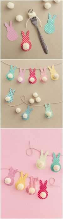Clever Diy Easter Projects Bunny Garland