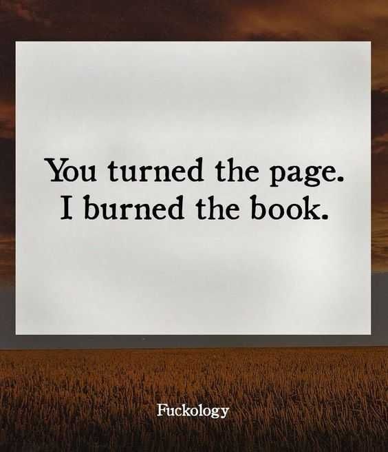 Funny Quote For Life Turning The Page