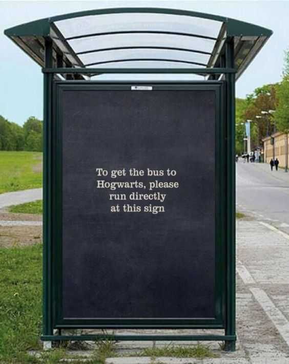 Funny Sign Meme Bus Stop