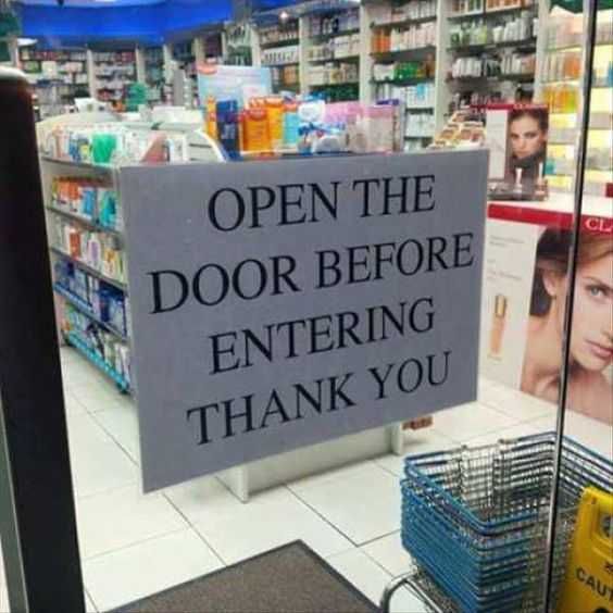 Funny Signs Door Signs