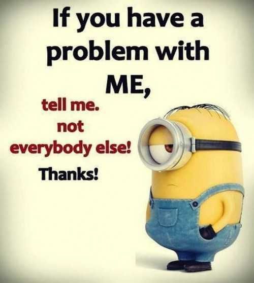 Great Minion Quotes Problems