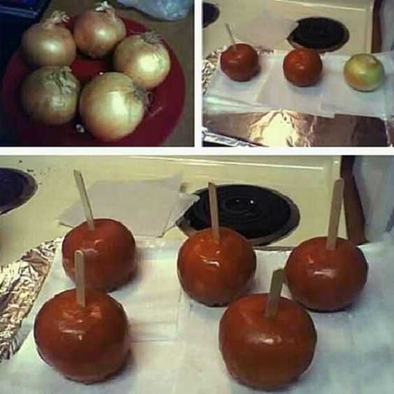 Funny April Fools Pranks Candied Onion
