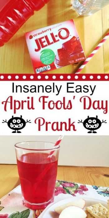 Easy April Fools Pranks Jello Drink